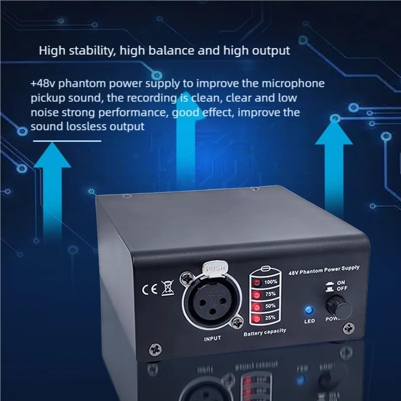 micfuns MC1 1 Channel 48V Phantom Power (1 Channel) - Image 5